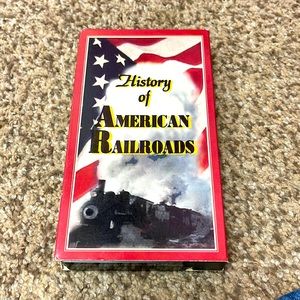 History of American railroads VHS 1995 video tape